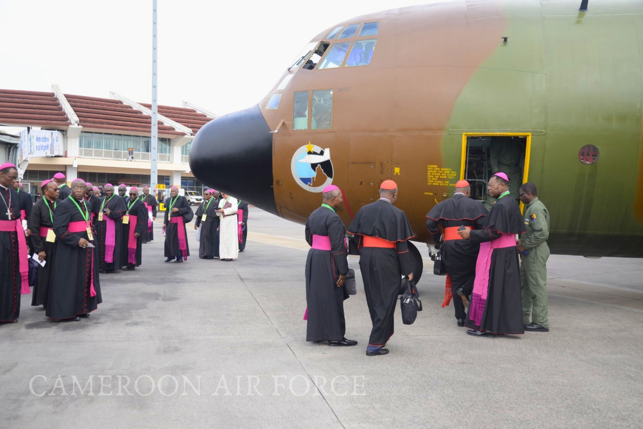 Visite apostolique de sa sainteté le pape Léon XIV au Cameroun : participation de l’Armée de l’Air
