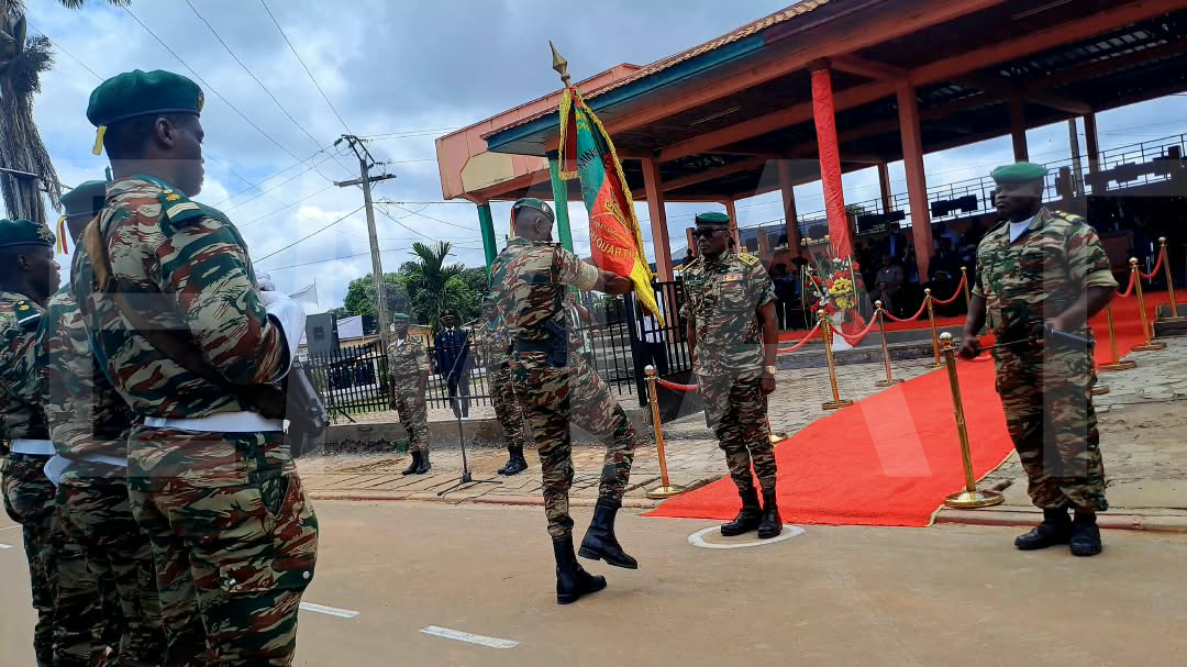 SANGMELIMA; COMMAND BATON CHANGES HAND AS COLONEL FÉLIX TETCHA TAKES COMMAND OF THE 11TH MILITARY ENGINEERING REGIMENT