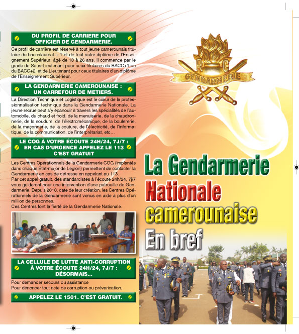 La Gendarmerie Nationale Camerounaise en Bref