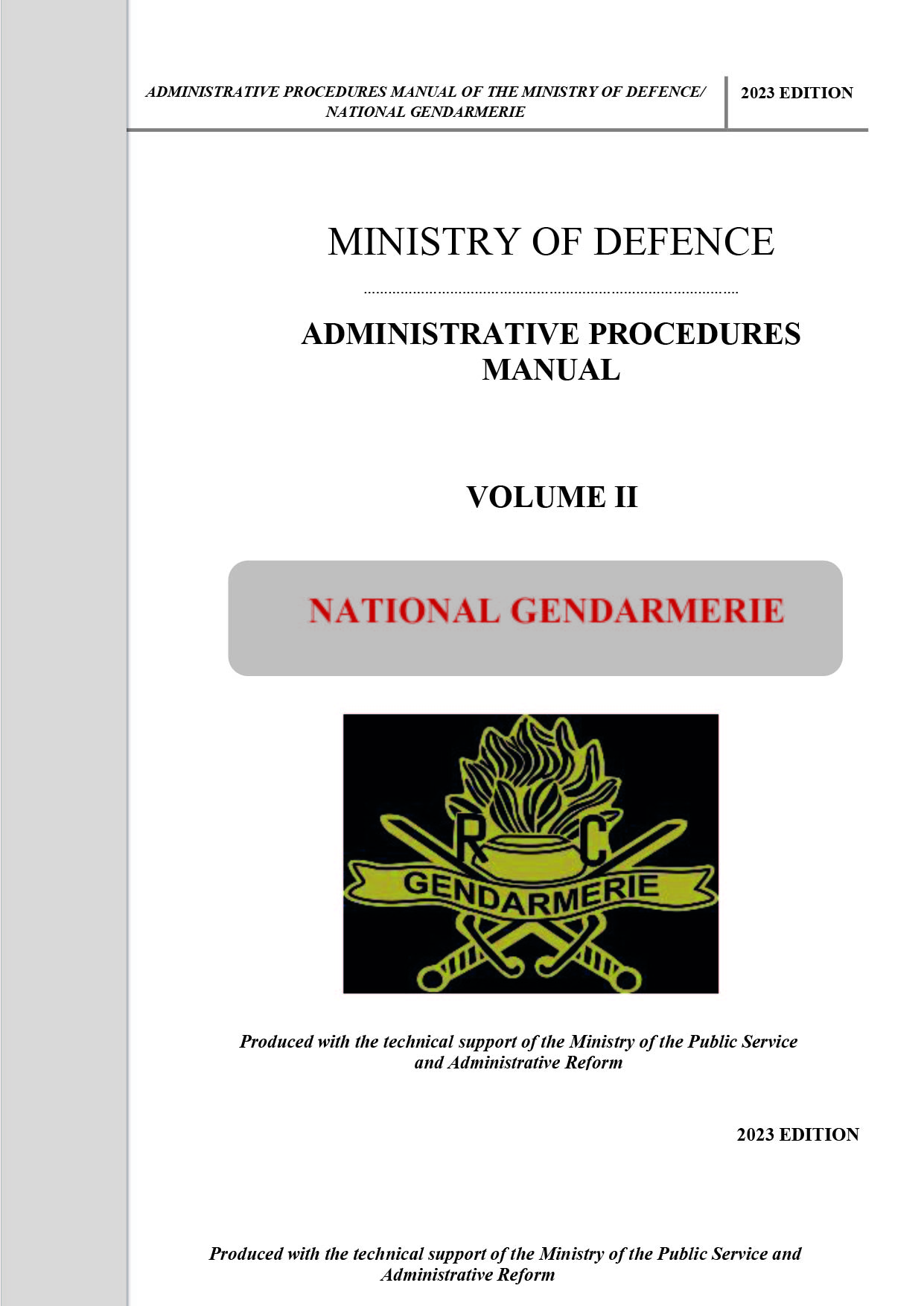 TOME 2 MPA  GENDARMERIE