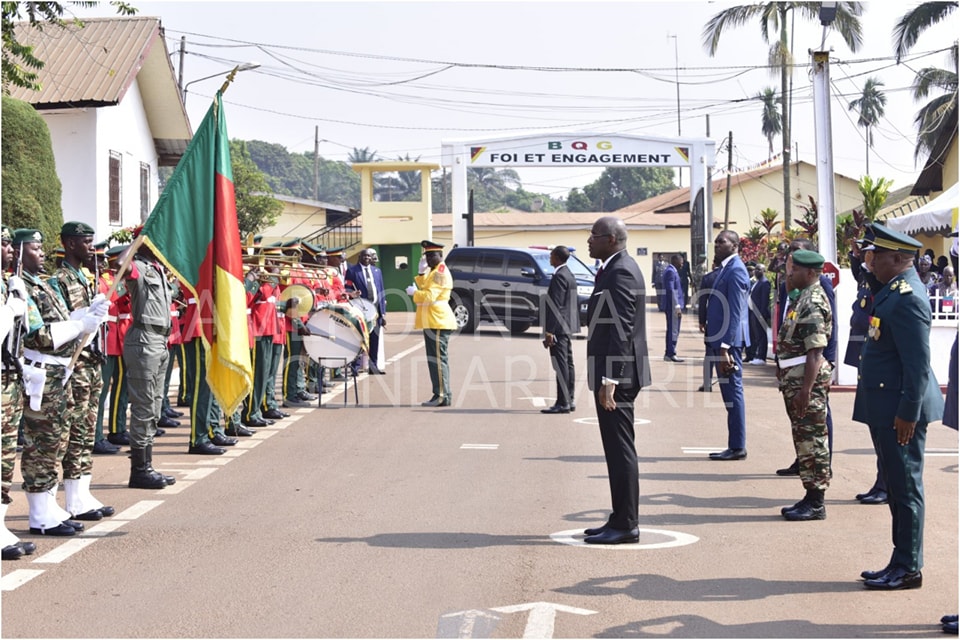 1er Janvier 2025 : M. le SED/CGN a présidé la cérémonie de prise d’Armes à la Brigade du Quartier Général à Yaoundé.