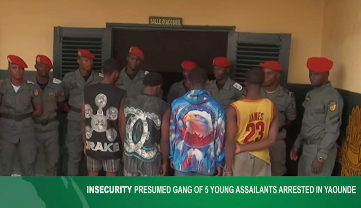 End of year festivities in Yaoundé: Tsinga Gendarmerie Brigade nabs four youg assaulters