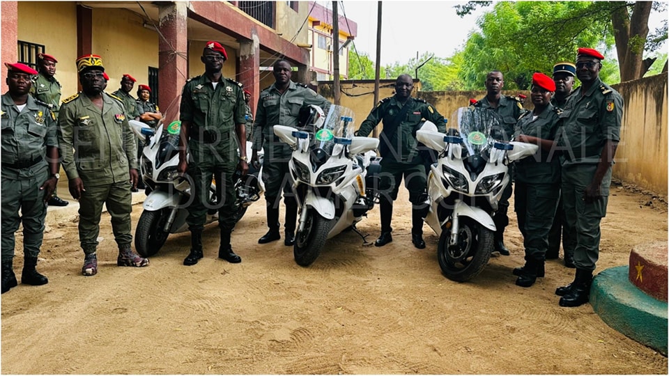 Réception des motocyclettes récemment dotées au groupement de circulation n°4