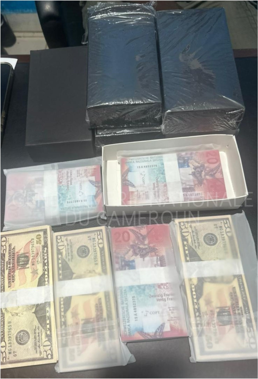 LUTTE CONTRE LE TRAFIC DE FAUSSES MONNAIES : UN TRAFIQUANT DE FAUX BILLETS DE BANQUE INTERPELLÉ PAR LE POSTE DE GENDARMERIE D’AHALA