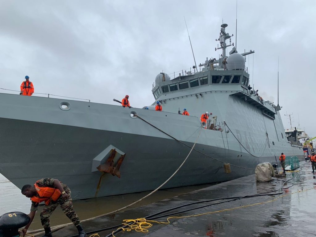 ‘A SPANISH SHIP CALLS AT THE AUTONOMOUS PORT OF DOUALA’.