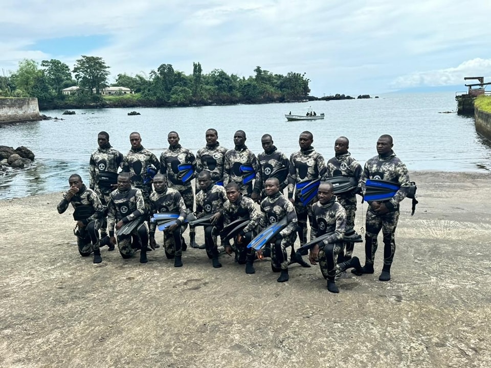 Commando training for Petty Officers from the 2022 contingent at the Compagnie des Palmeurs de Combat