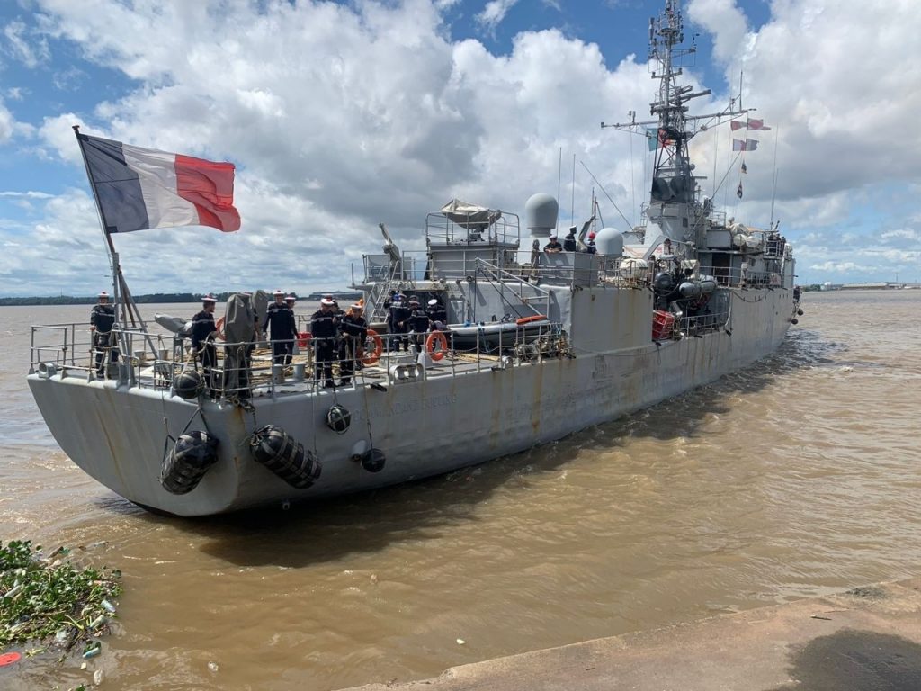 ” ESCALE DU PATROUILLEUR HAUTURIER FRANCAIS DUCUING AU PORT AUTONOME DE DOUALA”