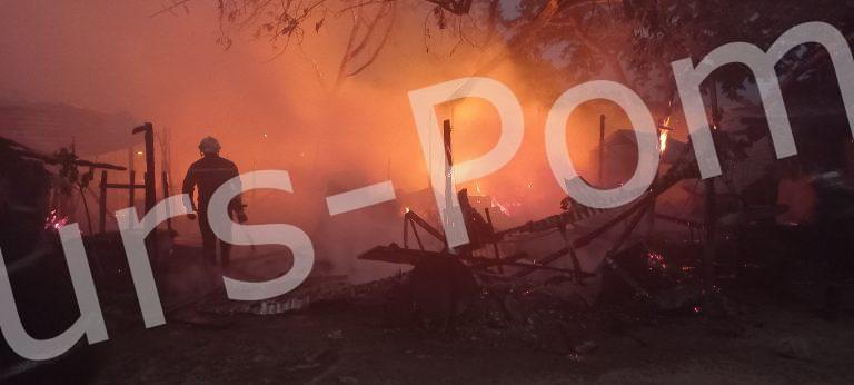 un violent feu est déclaré au village MAYI à Kribi