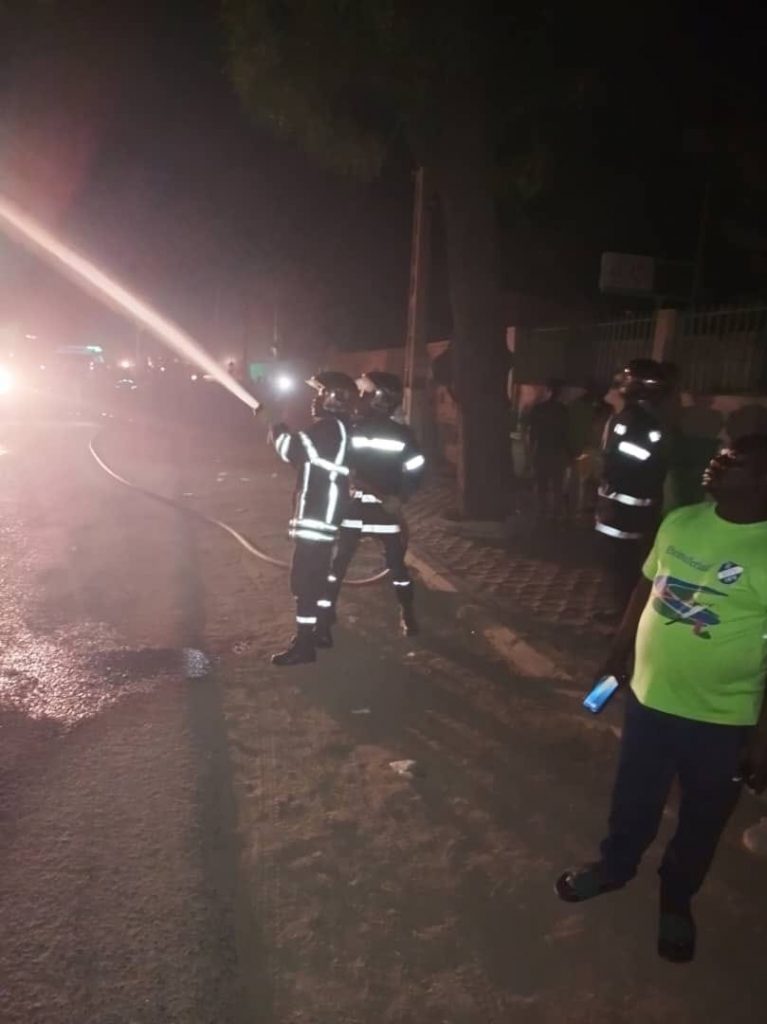 Electrical fire, Kakataré district, Maroua.