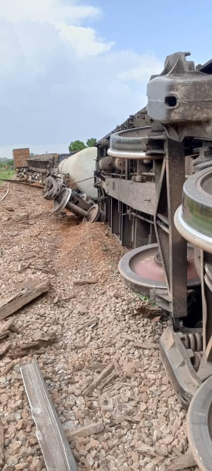 Derailment of freight train bound for Ngaoundéré.