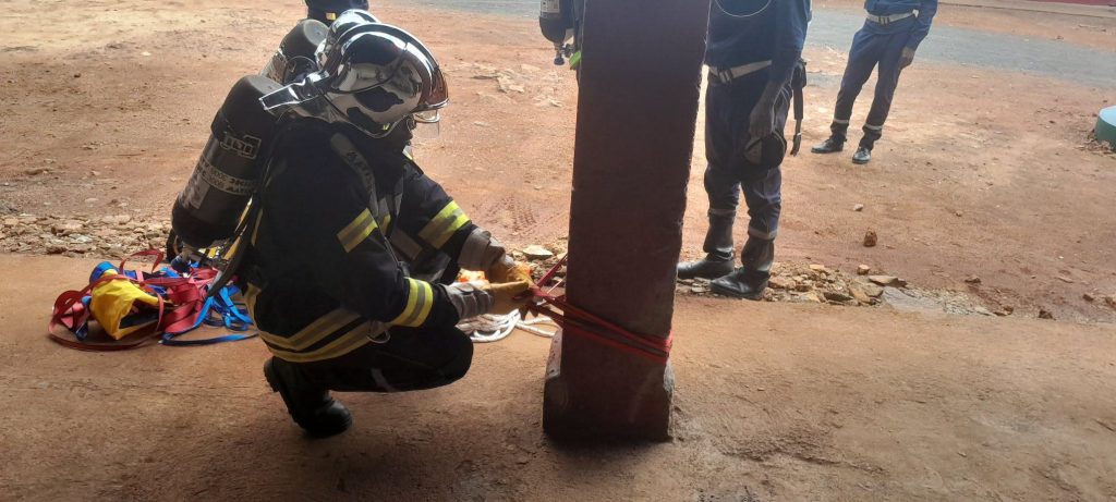 CONTROLE D’APTITUDE OPERATIONNELLE AU 50EME GROUPEMENT DE SAPEURS-POMPIERS.