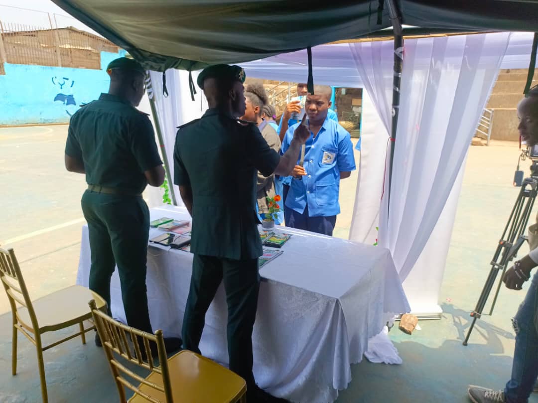 The stand of the Human Resources Department, a real center of attraction for young people at the 2024 crossroads of the Adventist College of Yaoundé.