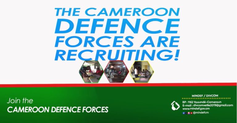 JOIN THE CAMEROON DEFENCE FORCES