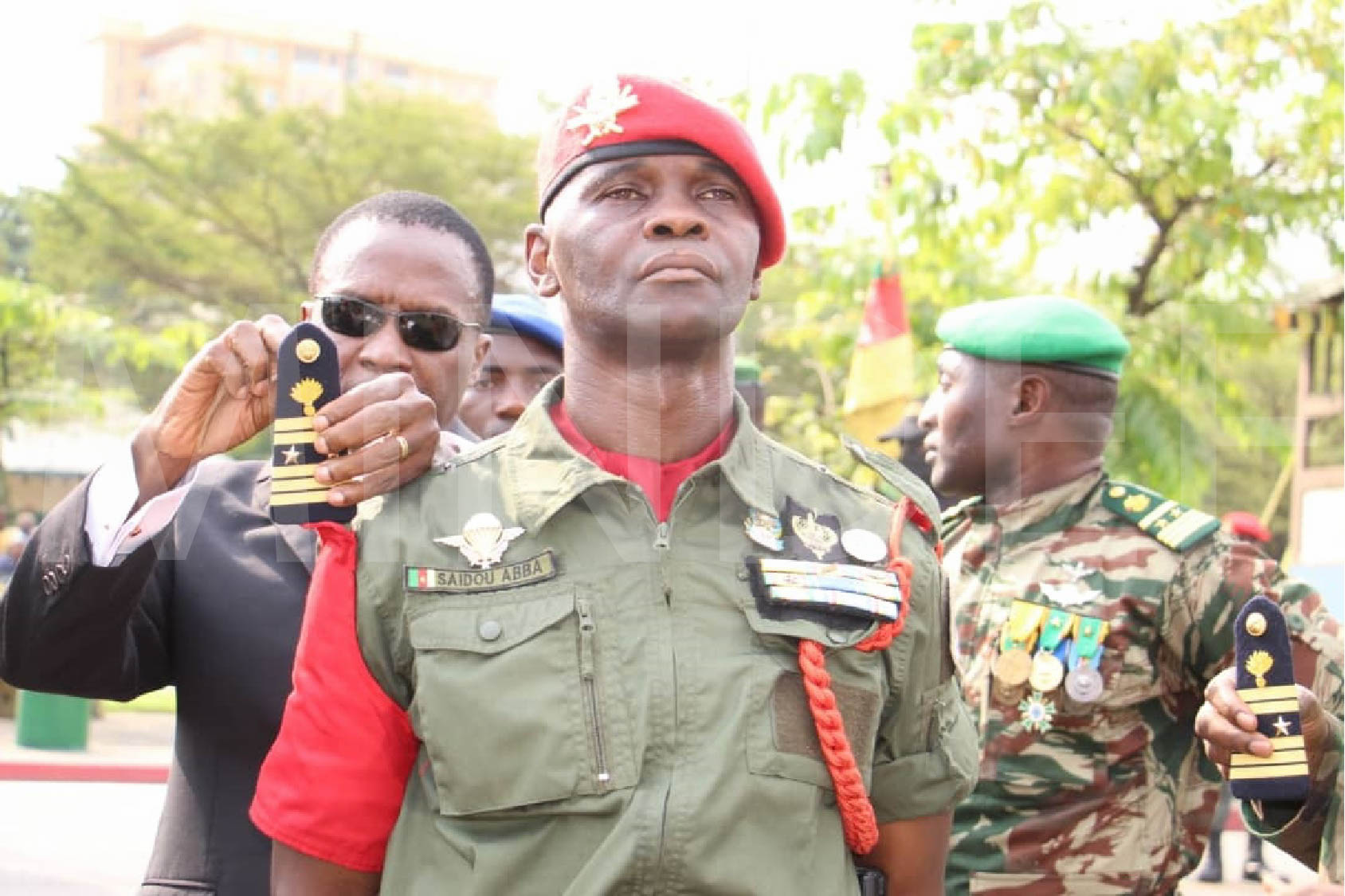 MINDEF presides epaulette award ceremony in Douala.