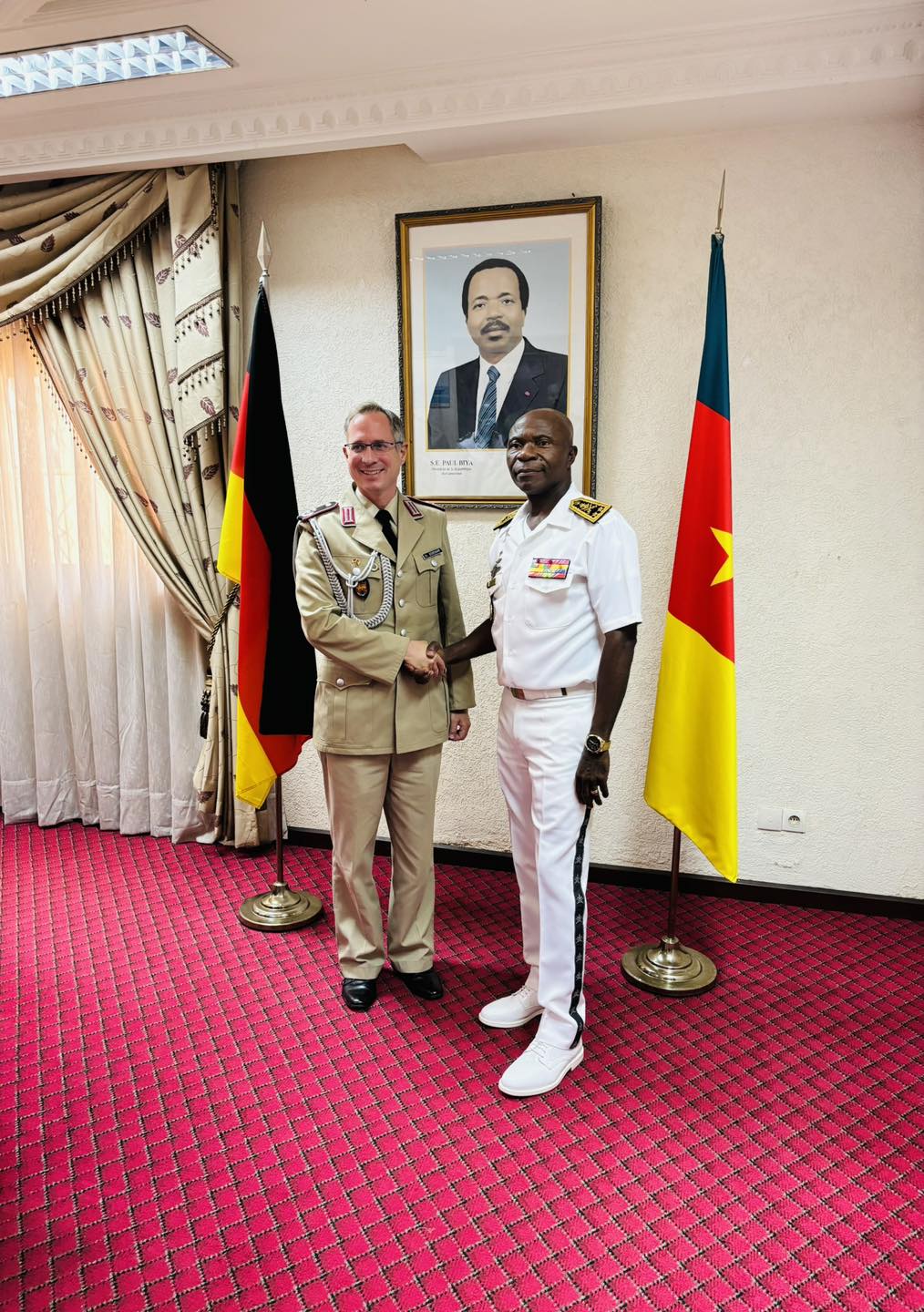 TOURNÉE D’ACCRÉDITATION DE L’ATTACHÉ DE DÉFENSE PRÈS LA RÉPUBLIQUE FÉDÉRALE D’ALLEMAGNE AU CAMEROUN AVEC RESIDENCE À ABUJA AU NIGÉRIA