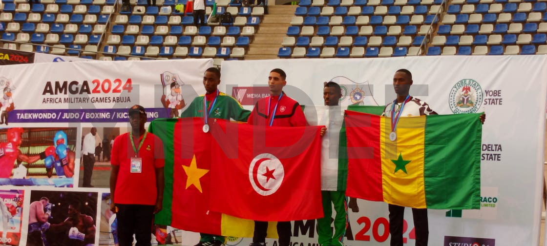 Jeux militaires Africains : les athlètes Camerounais de TAEKWONDO brillent avec trois médailles