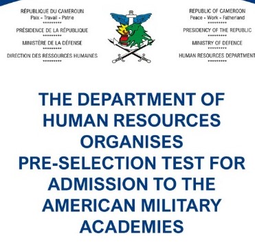 Pre-selection tests for admission to American officer training schools: The Human Resources Department is performing brilliantly and efficiently.