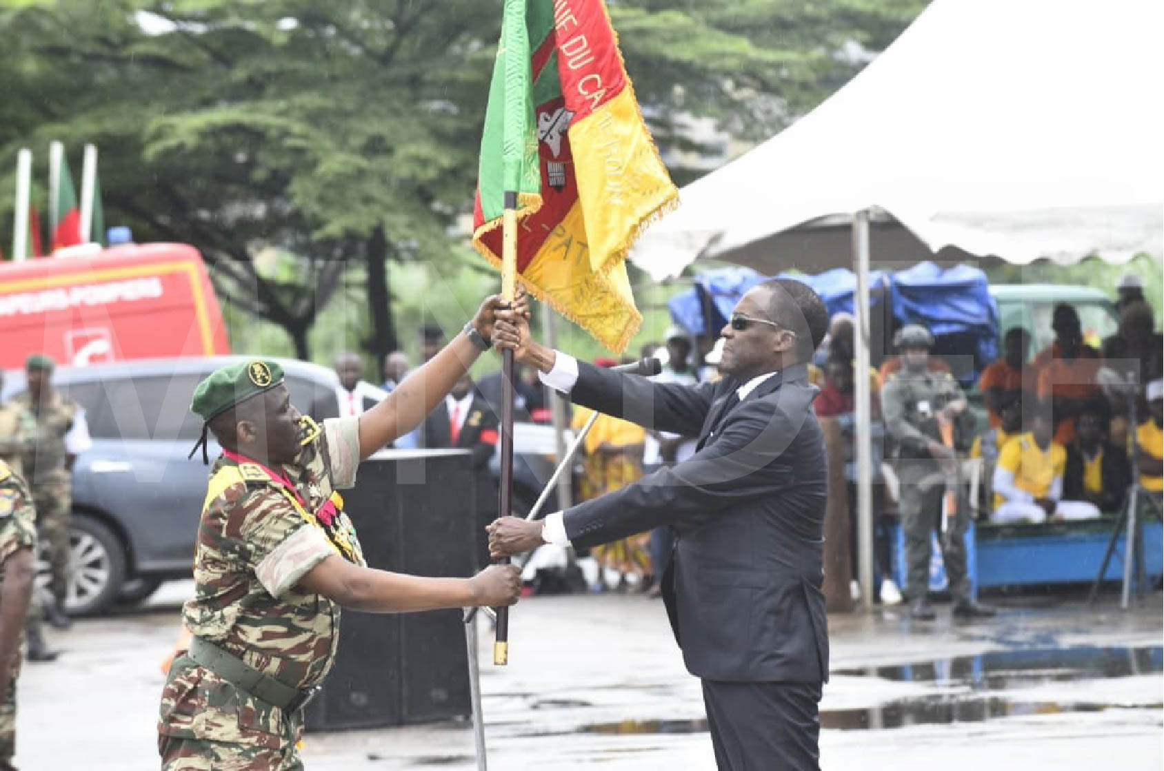 LE GENERAL DE BRIGADE NGOLO NGOMBA TOBIE GEBRIEL DESORMAIS COMMANDANT DE LA REGION MILITAIRE INTERARMEES N° 2