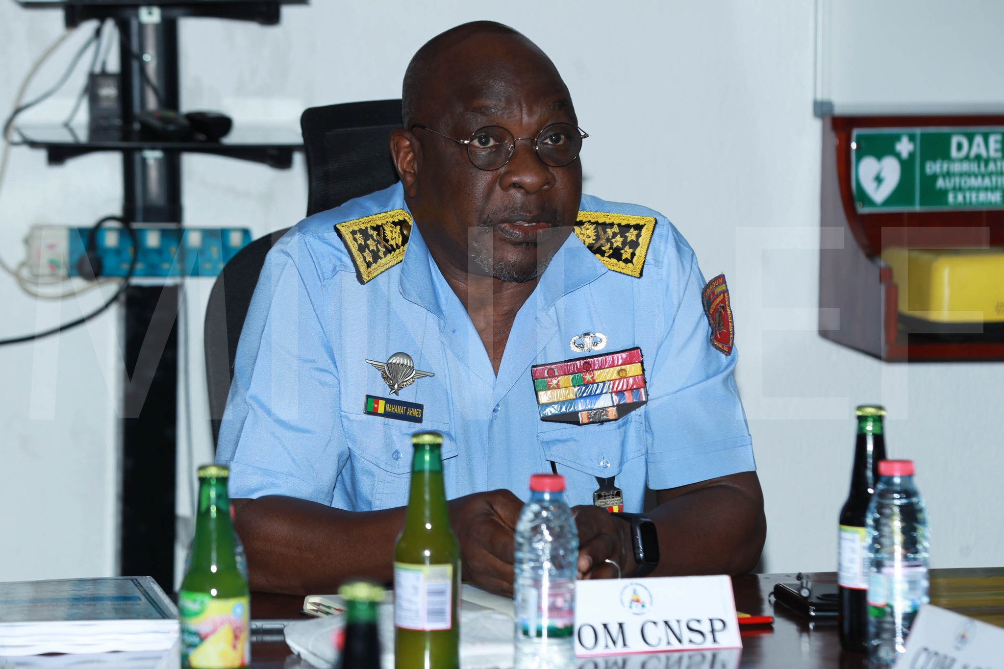 THE COMMANDER OF THE NATIONAL FIREFIGHTERS CORPS, MAJOR GENERAL MAHAMAT AHMED KOTOKO CHAIRED AN IMPORTANT COMMAND MEETING FROM THE 24TH TO THE 26TH OF SEPTEMBER 2025 AT THE COMMAND POST OF THE NATIONAL FIREFIGHTERS CORPS IN WARDA, YAOUNDE.