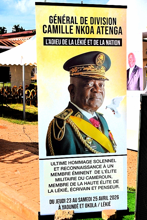 MAJOR GENERAL (Second Section) NKOA ATENGA CAMILLE LAID TO REST