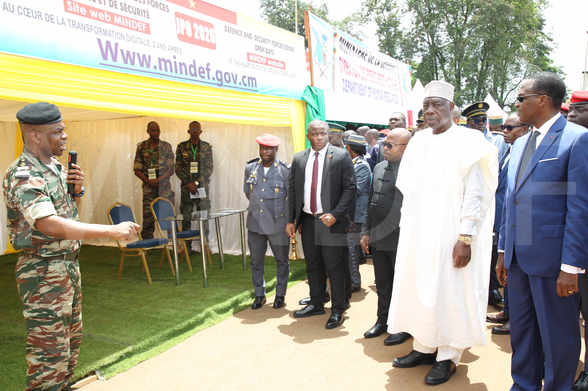 OPÉRATION RÉUSSIE POUR LES JOURNÉES PORTES OUVERTES DE LA DÉFENSE ET DE LA SÉCURITÉ À LA BASE AÉRIENNE 101 DE YAOUNDÉ !