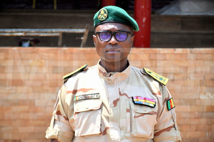 20 mai 2026: le Général de Brigade CHEMBOU Guy Merlin a présidé le marquage des troupes.