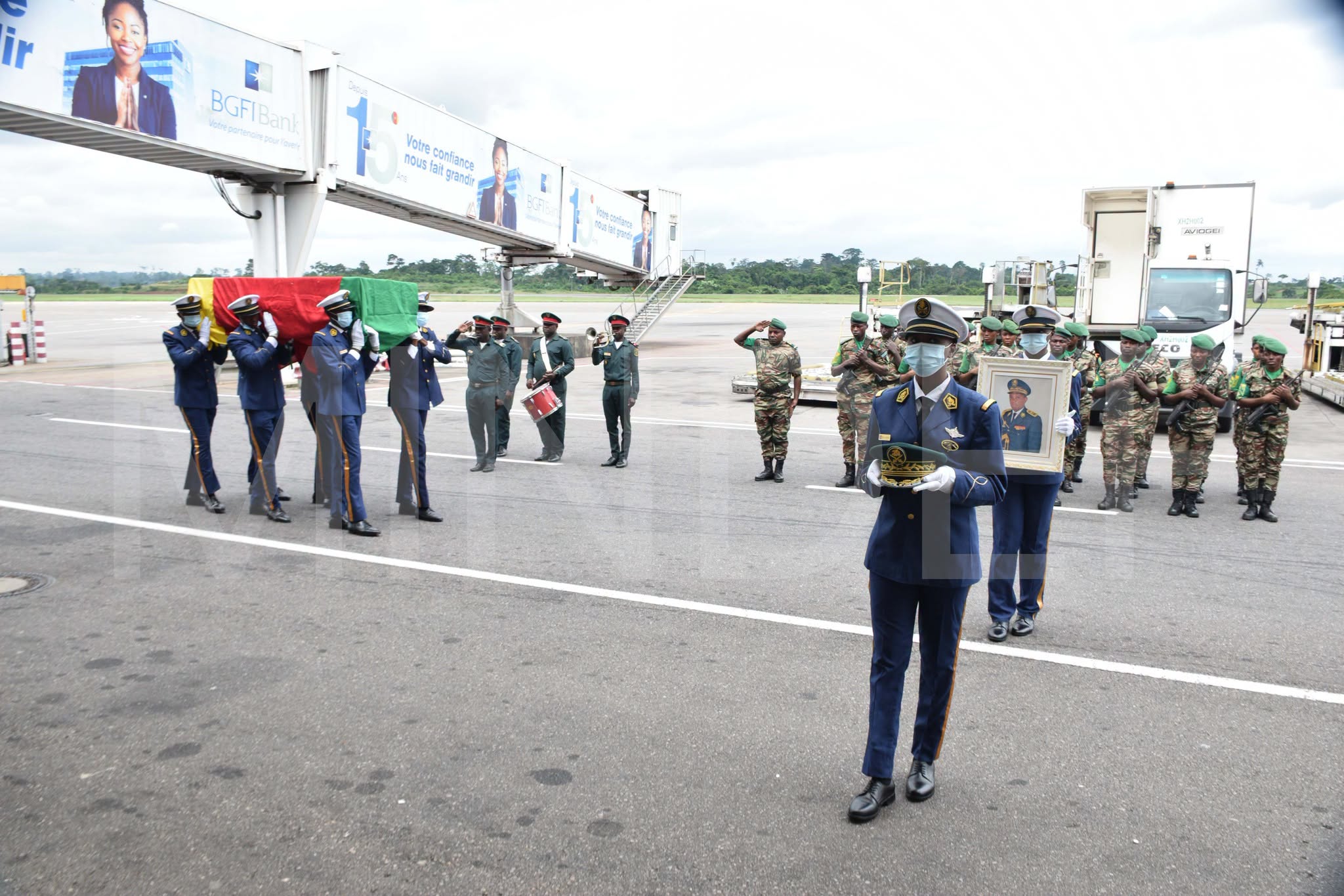 REMAINS OF BRIGADIER GENERAL EDZO’O MVONDO SIMON RETURN HOME