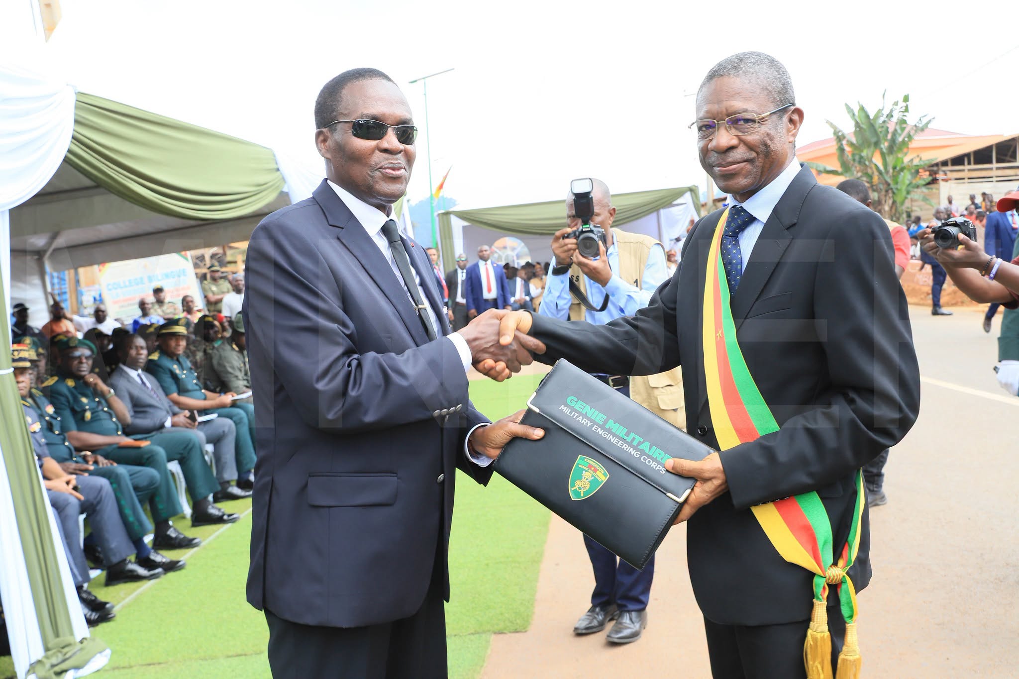 Cérémonie de rétrocession de la route Plateau Minkoameyos-Nkol Nkoumou : le Génie Militaire au service du développement de Yaoundé 7e