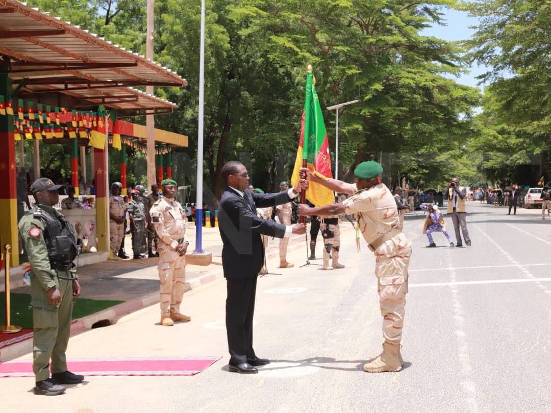 Prise de commandement et installation du Commandant de la Quatrième Région Militaire Interarmées(RMIA4).