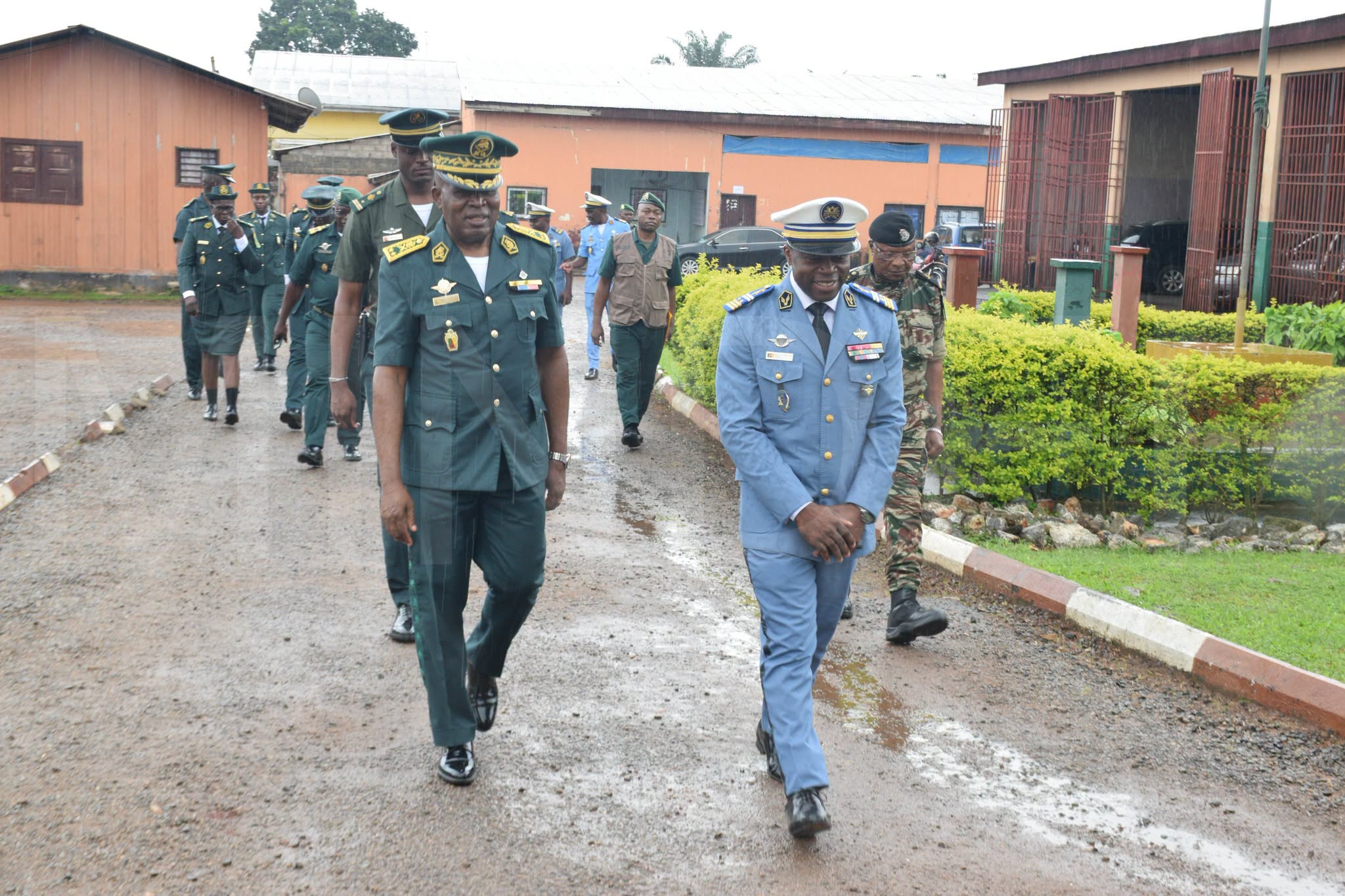 Le Général de Brigade NKA Valère effectue une visite d’inspection au CISA